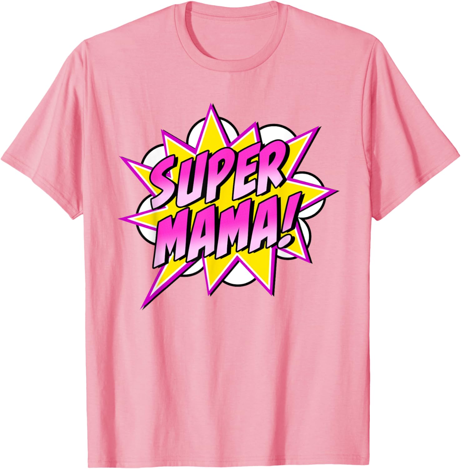 Super Mama Comic Book Superhero Mother's Day