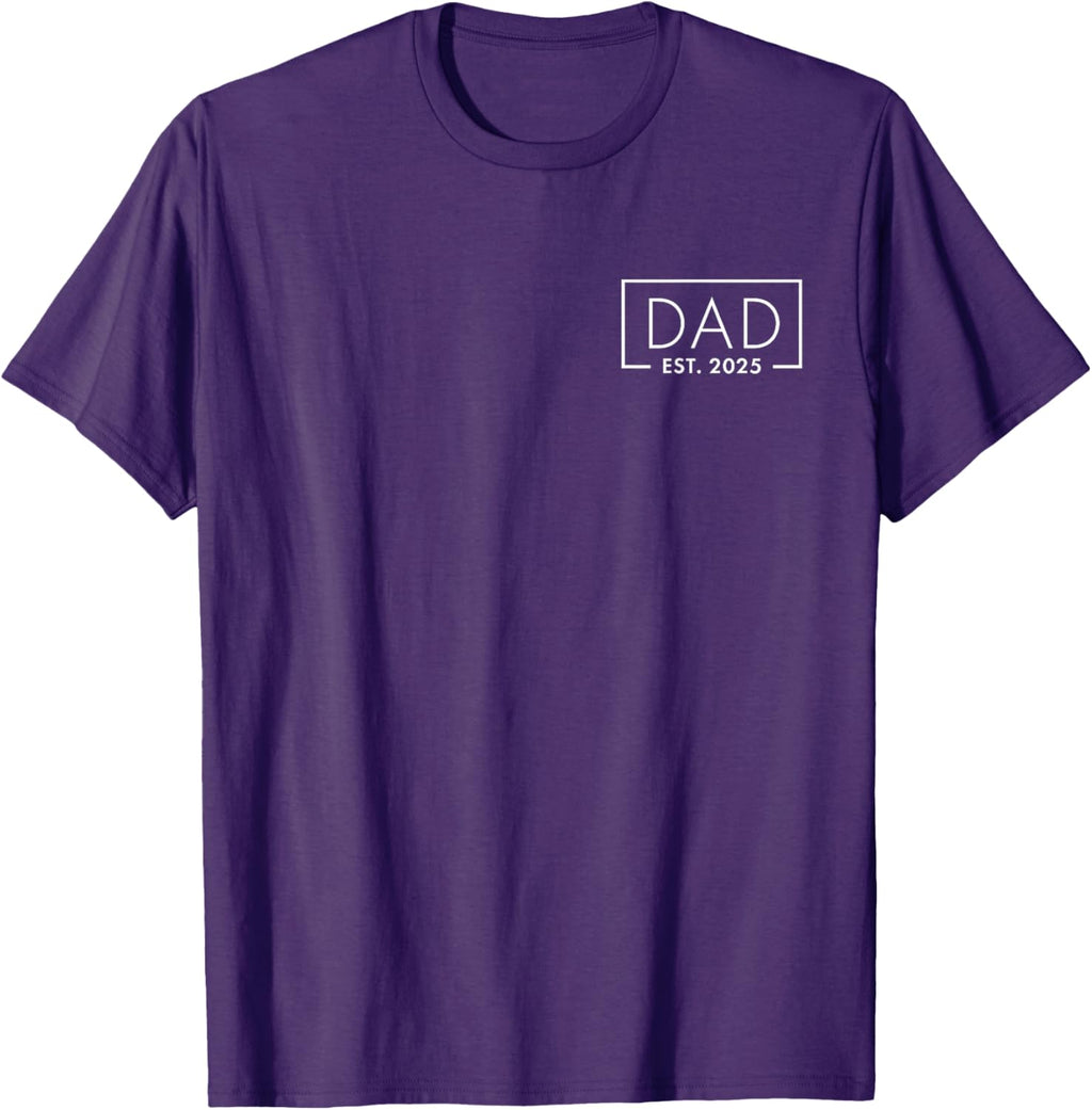 Birth Gift Co. Funny 1st Time Dad EST 2025 New Dad New First Fathers Day