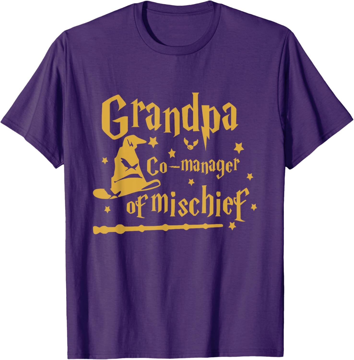 Funny Men Magical Grandpa Manager of Mischief Father's Day