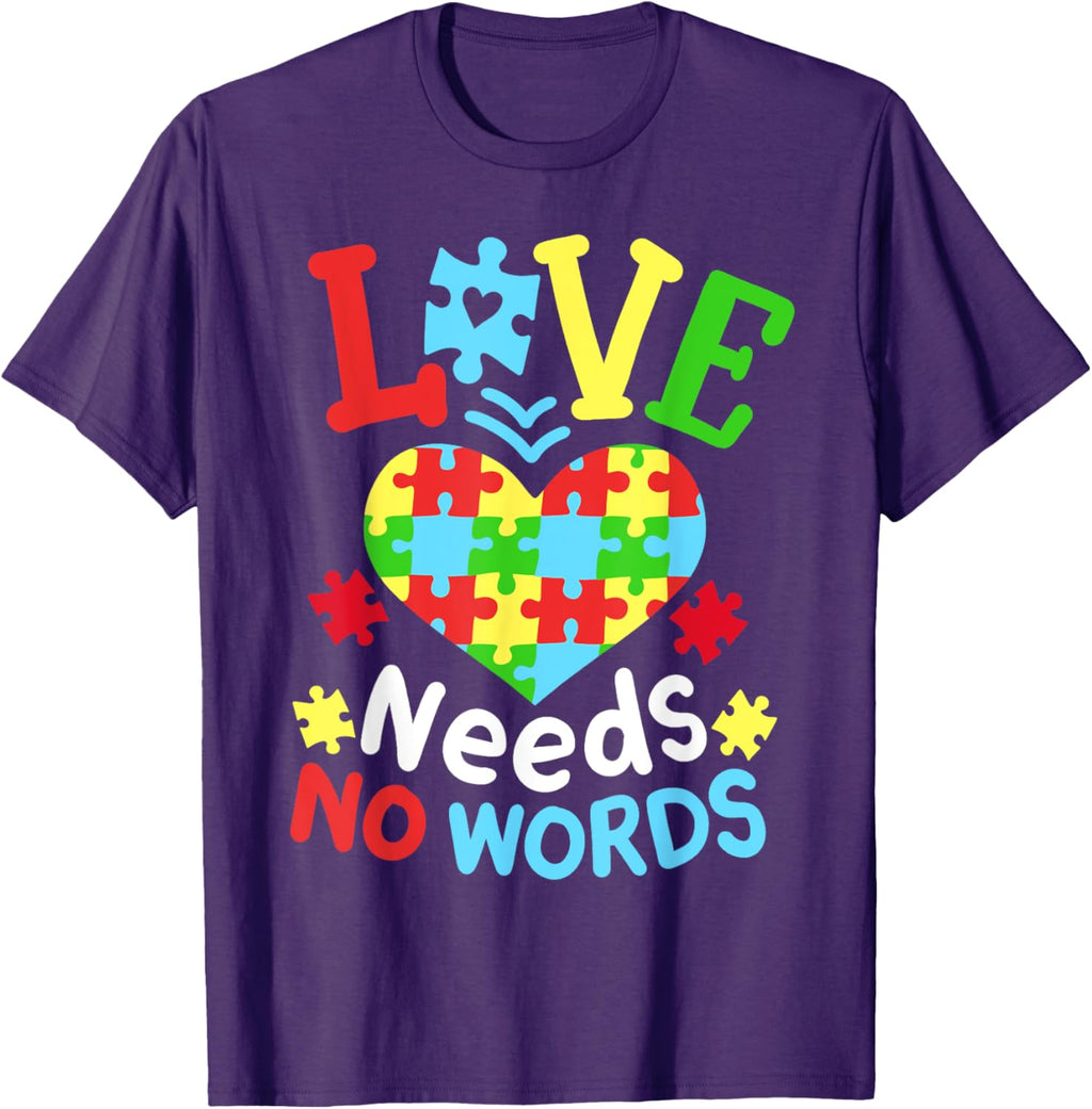 Autism Awareness Love Needs No Words