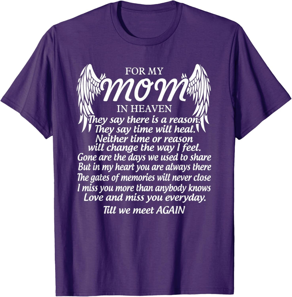 For My Mom In Heaven Love My Mom So Much Missing Mother Day