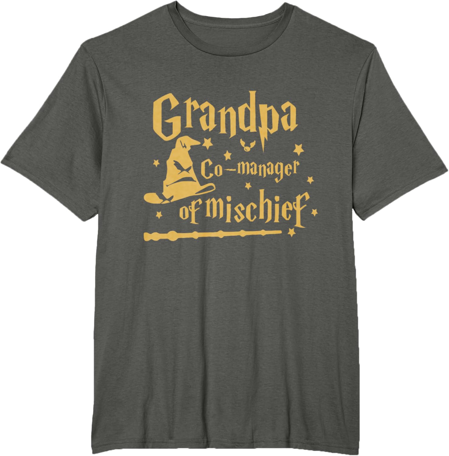 Funny Men Magical Grandpa Manager of Mischief Father's Day