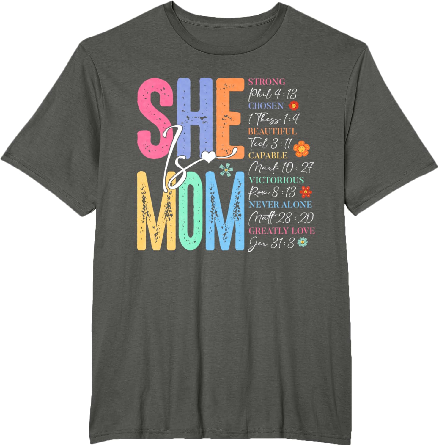 She Is Mom Christian Mother's Day Jesus Mama Religious Women