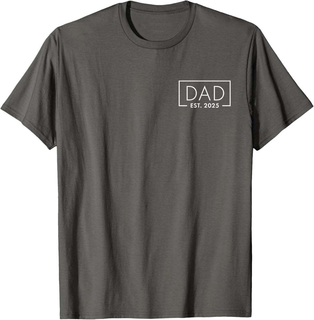 Birth Gift Co. Funny 1st Time Dad EST 2025 New Dad New First Fathers Day