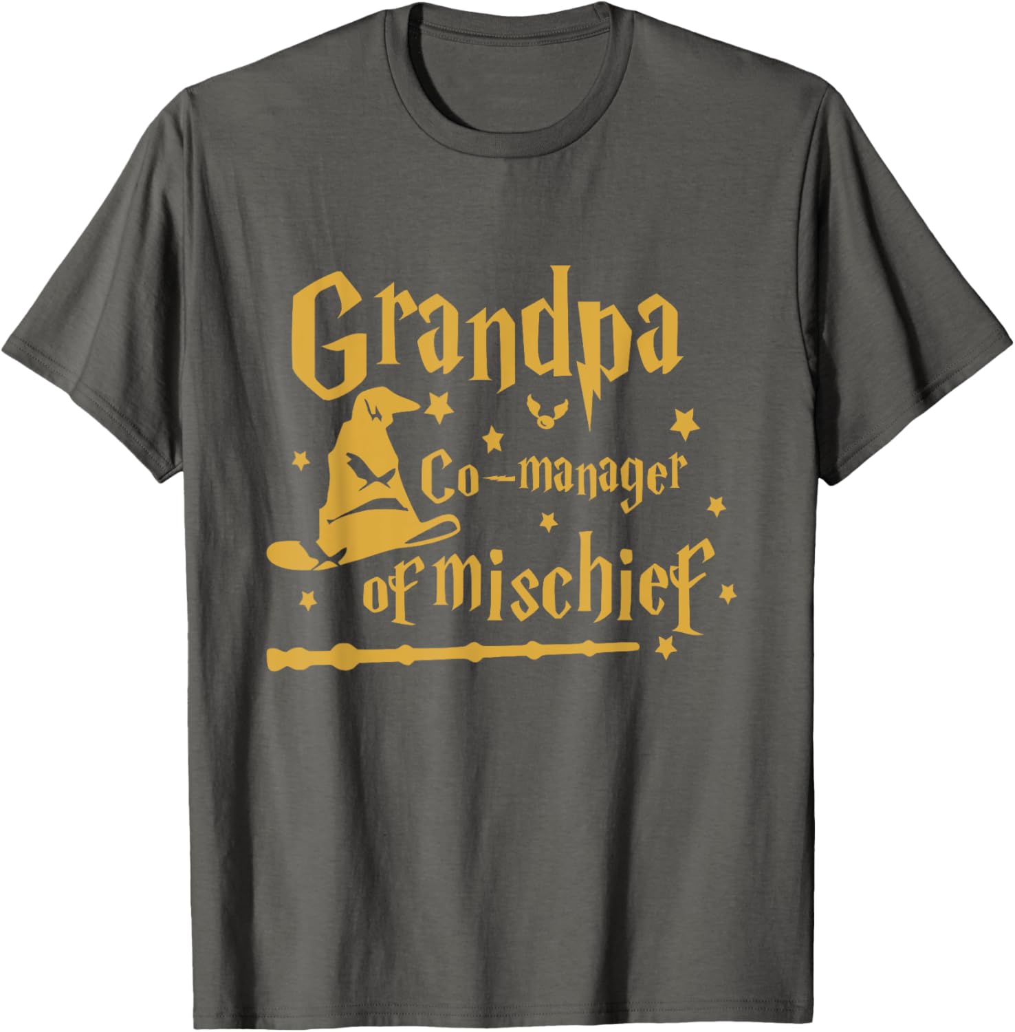 Funny Men Magical Grandpa Manager of Mischief Father's Day