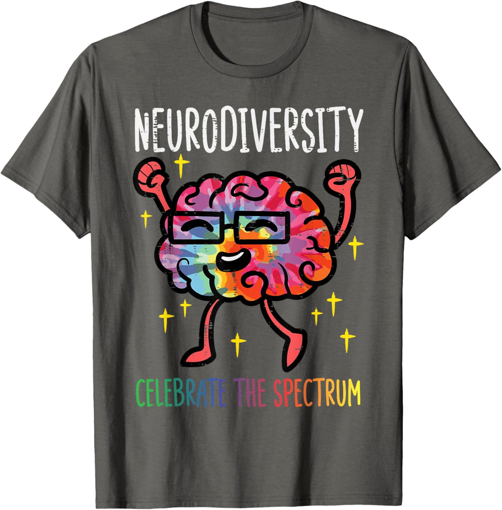 Neurodiversity Brain Autism Awareness ASD ADHD Men Women Kid