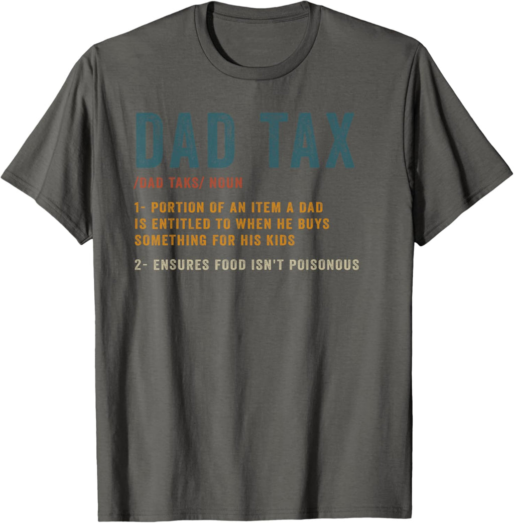 Vintage Dad Tax Definition Men Funny Father's Day