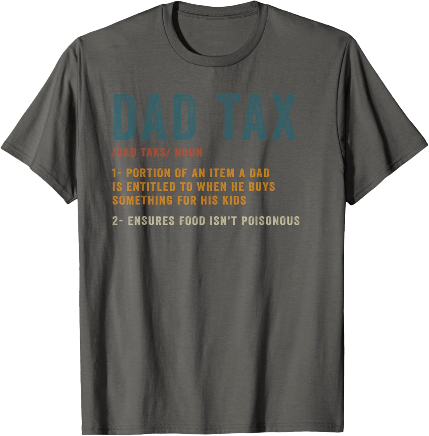 Vintage Dad Tax Definition Men Funny Father's Day