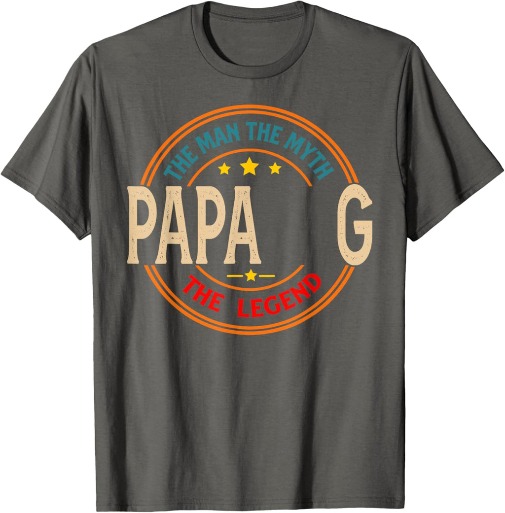 PAPA G The Legend The Man, Funny PAPA G Fathers Day