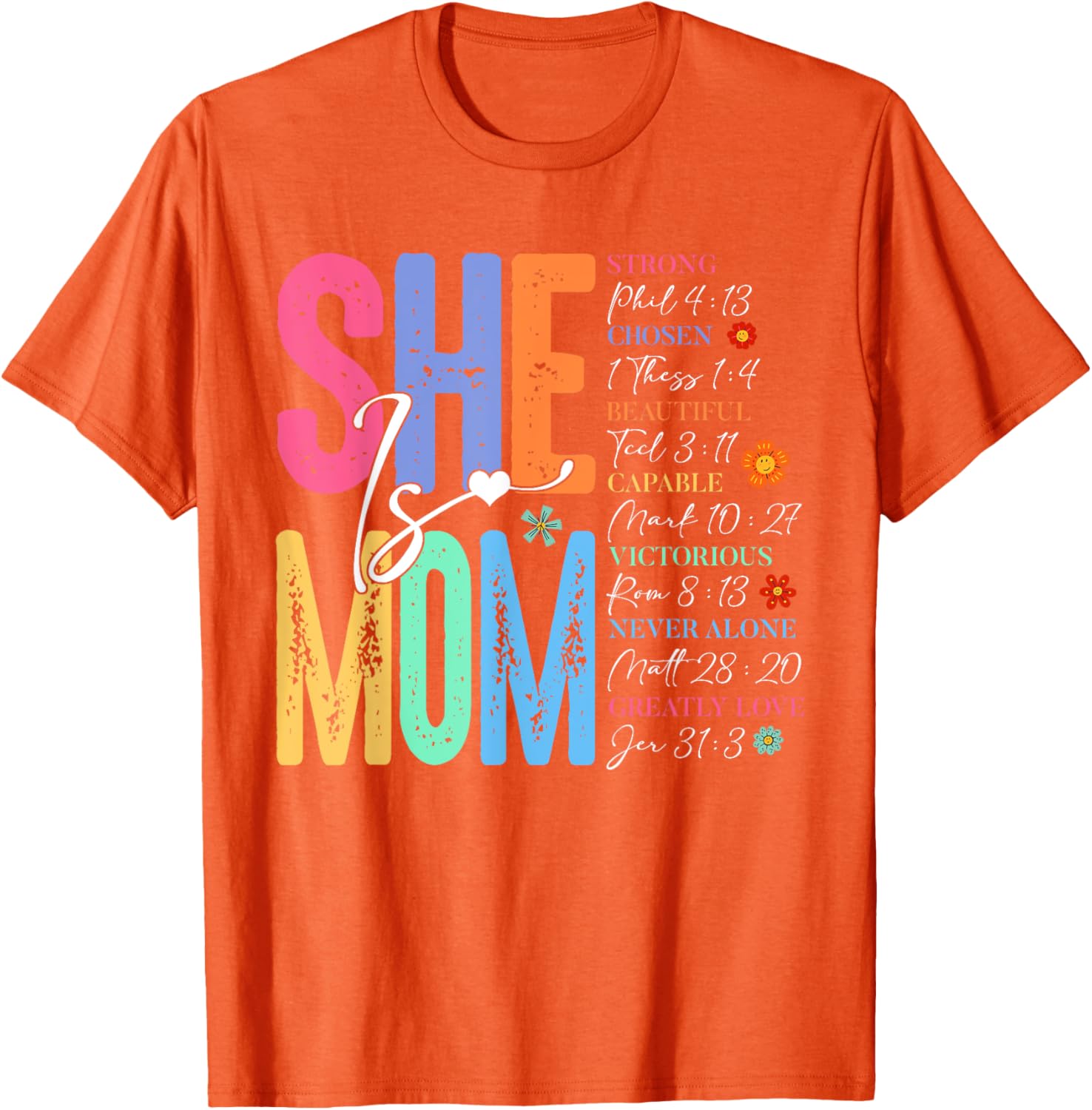 She Is Mom Christian Mother's Day Jesus Mama Religious Women