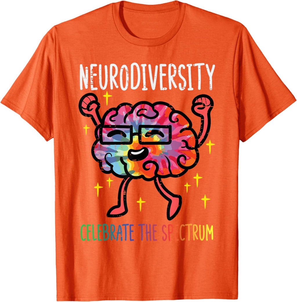 Neurodiversity Brain Autism Awareness ASD ADHD Men Women Kid