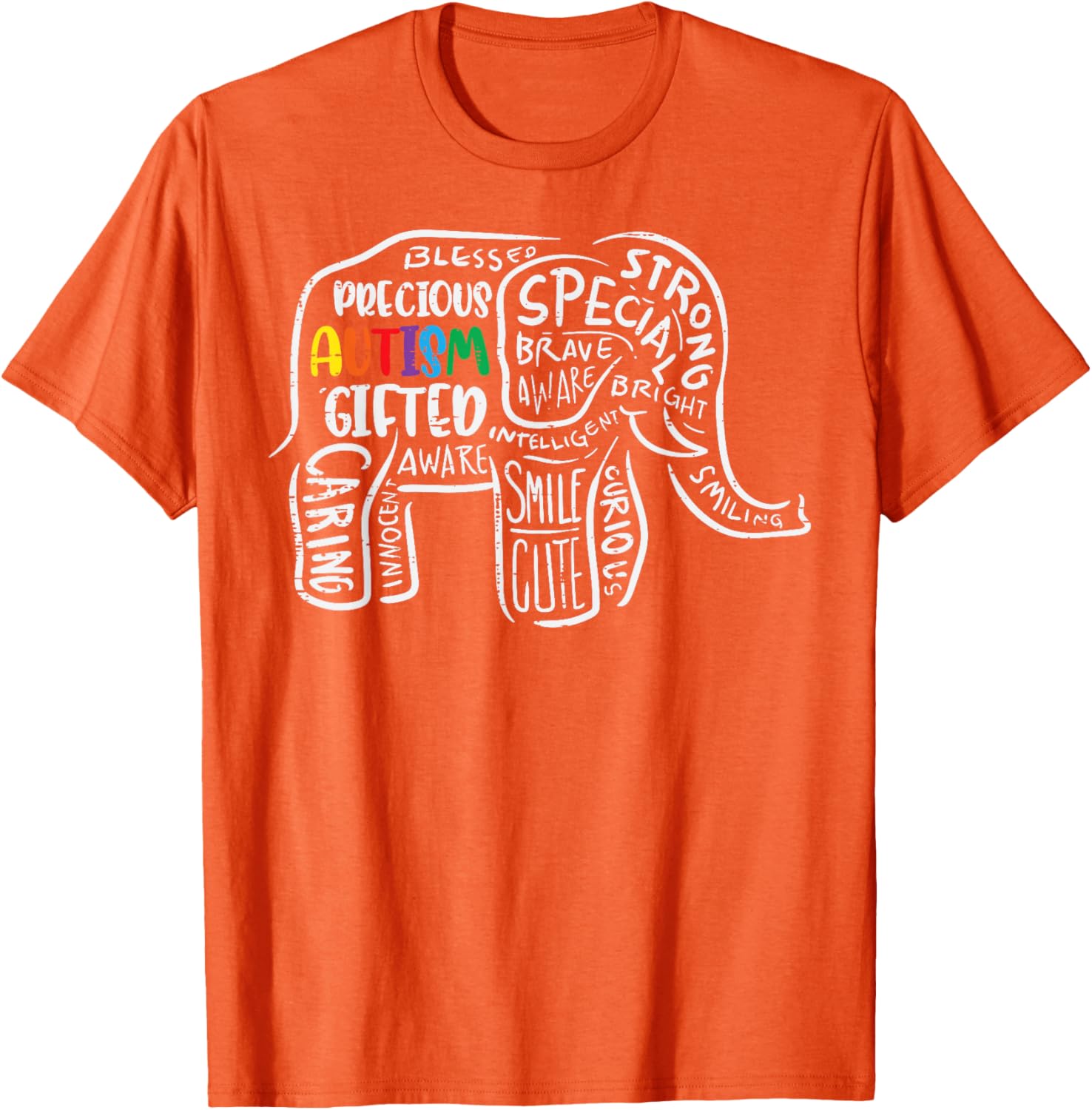 Autism Awareness Elephant Acceptance Autistic Men Women Kids