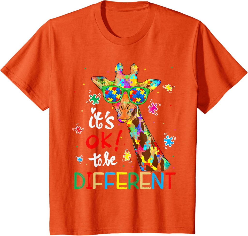 Autism Awareness Acceptance Women Kid Its Ok To Be Different