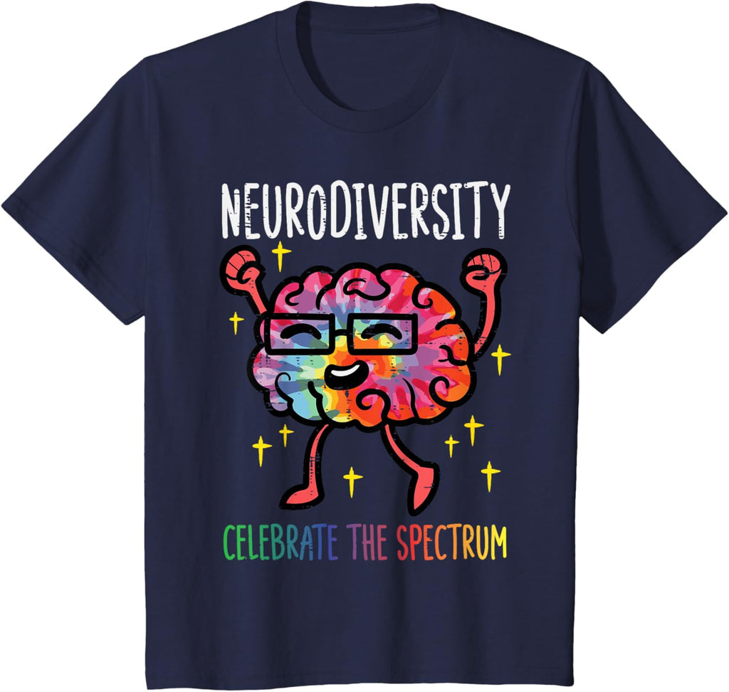 Neurodiversity Brain Autism Awareness ASD ADHD Men Women Kid