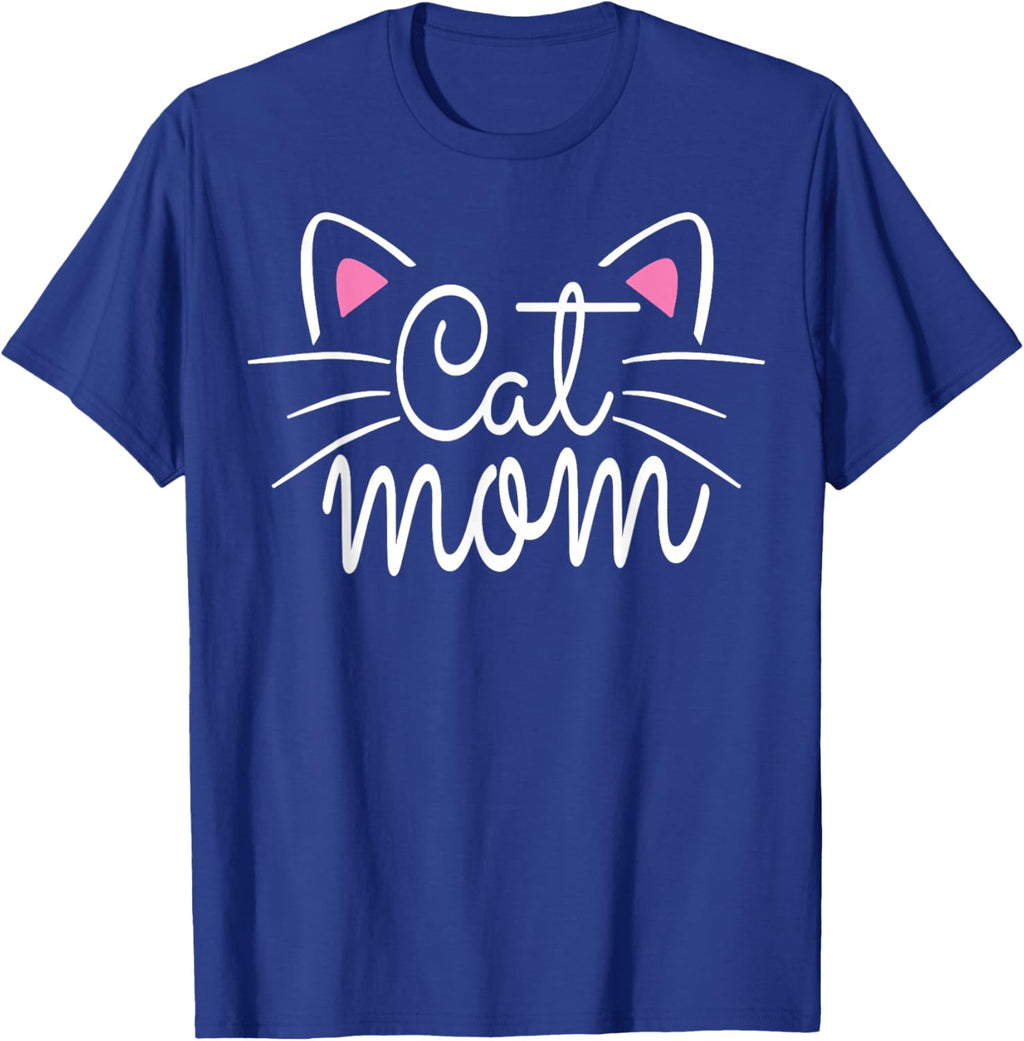 Cat Mom Happy Mothers Day For Cat Lovers Family Matching Mother Shirt