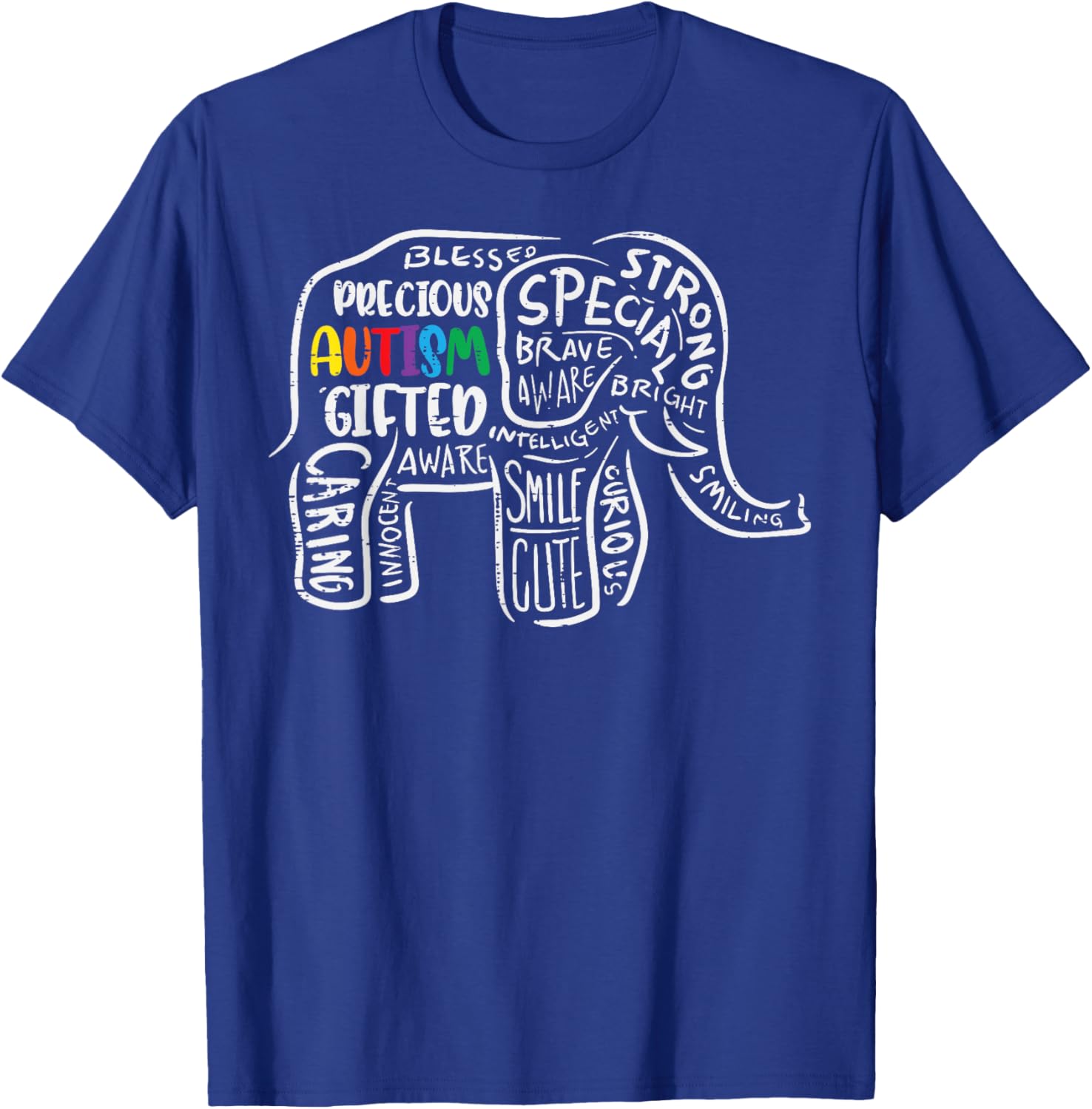 Autism Awareness Elephant Acceptance Autistic Men Women Kids