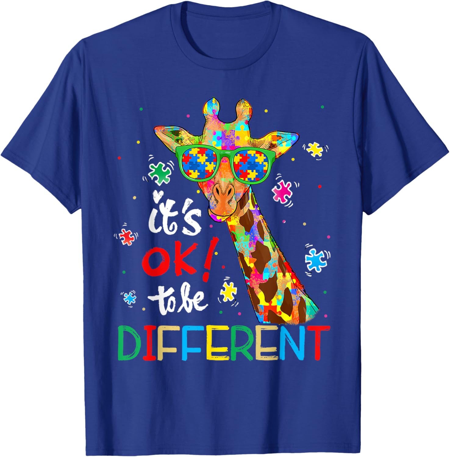 Autism Awareness Acceptance Women Kid Its Ok To Be Different