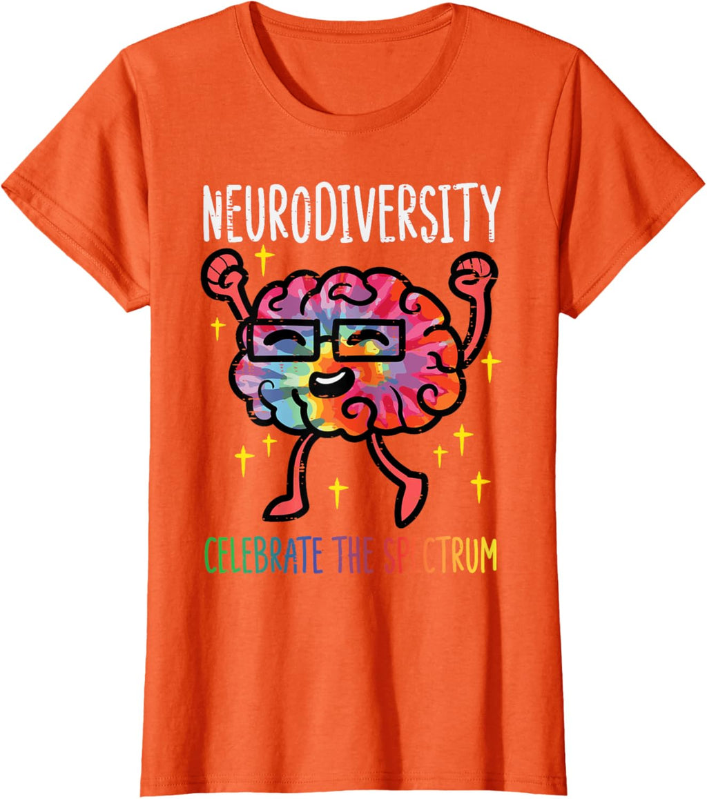 Neurodiversity Brain Autism Awareness ASD ADHD Men Women Kid