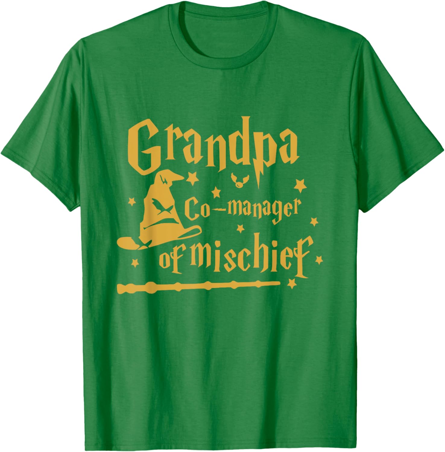 Funny Men Magical Grandpa Manager of Mischief Father's Day