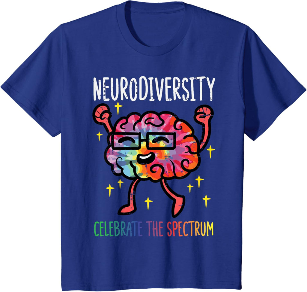 Neurodiversity Brain Autism Awareness ASD ADHD Men Women Kid