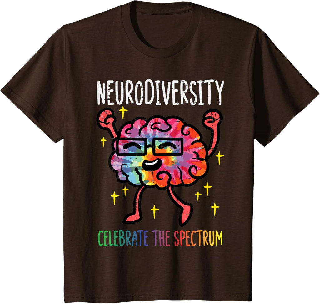 Neurodiversity Brain Autism Awareness ASD ADHD Men Women Kid