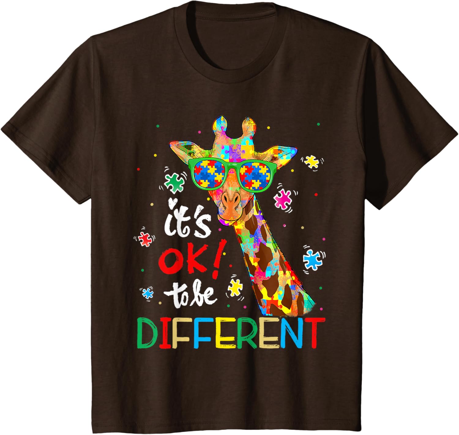 Autism Awareness Acceptance Women Kid Its Ok To Be Different