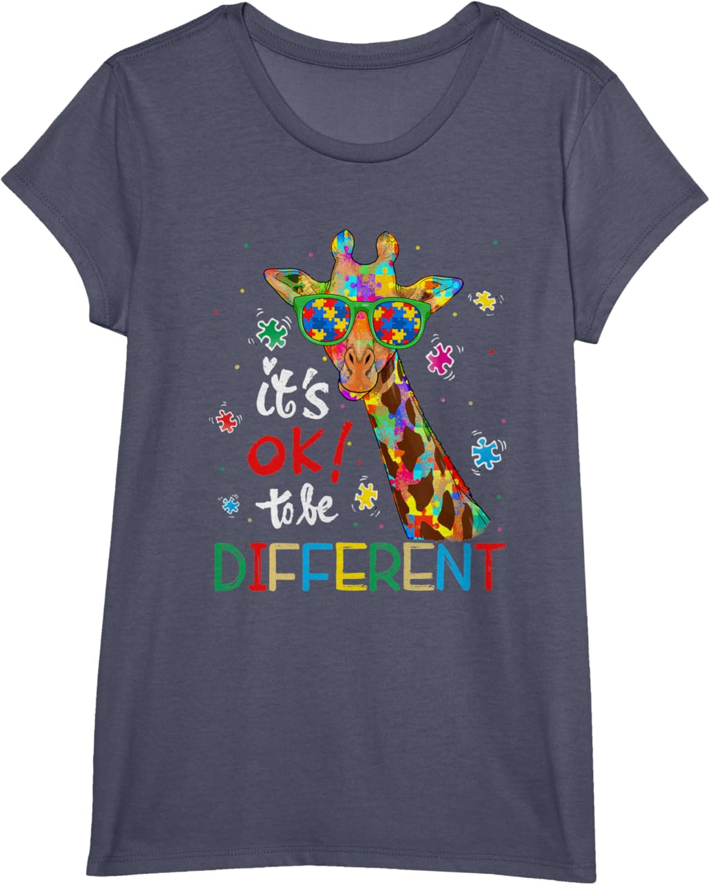 Autism Awareness Acceptance Women Kid Its Ok To Be Different