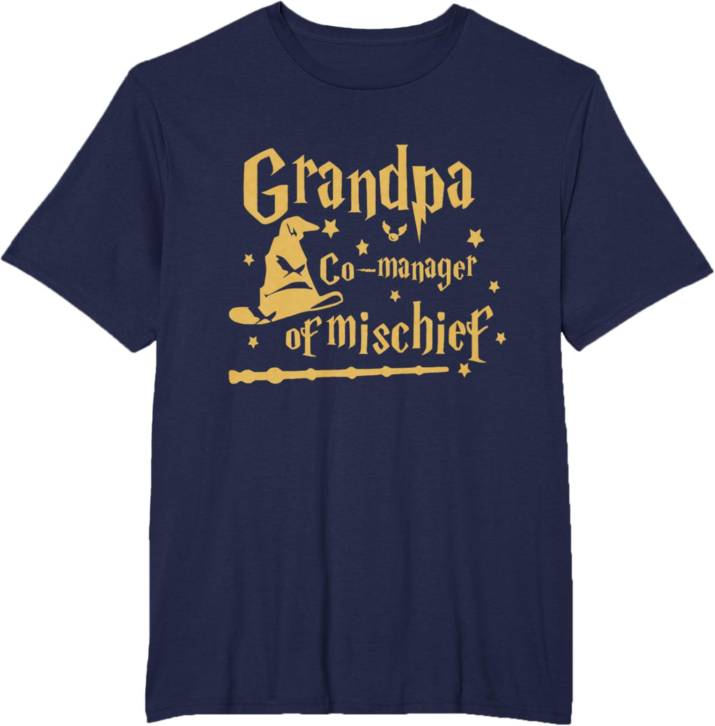 Funny Men Magical Grandpa Manager of Mischief Father's Day