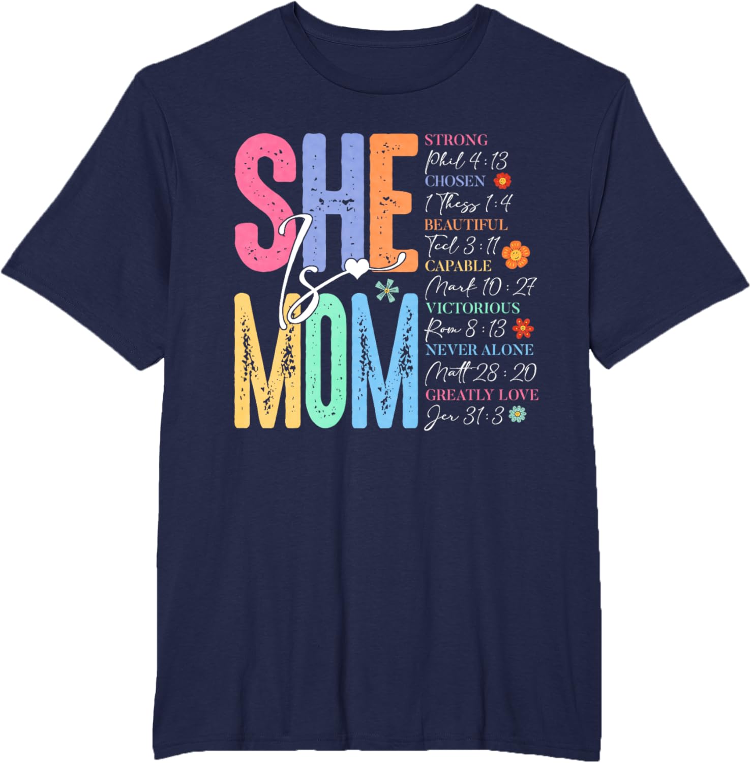 She Is Mom Christian Mother's Day Jesus Mama Religious Women