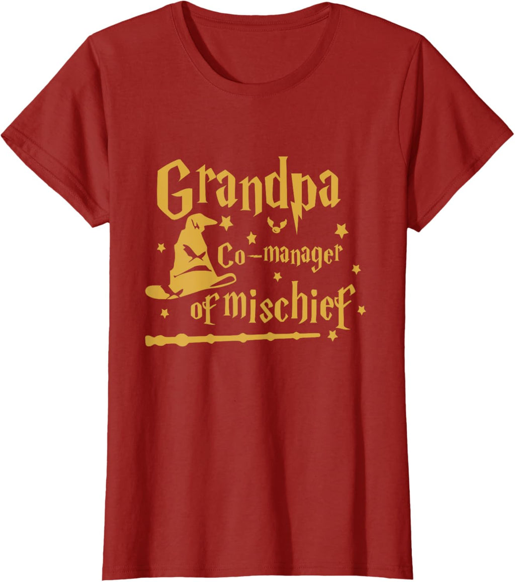 Funny Men Magical Grandpa Manager of Mischief Father's Day