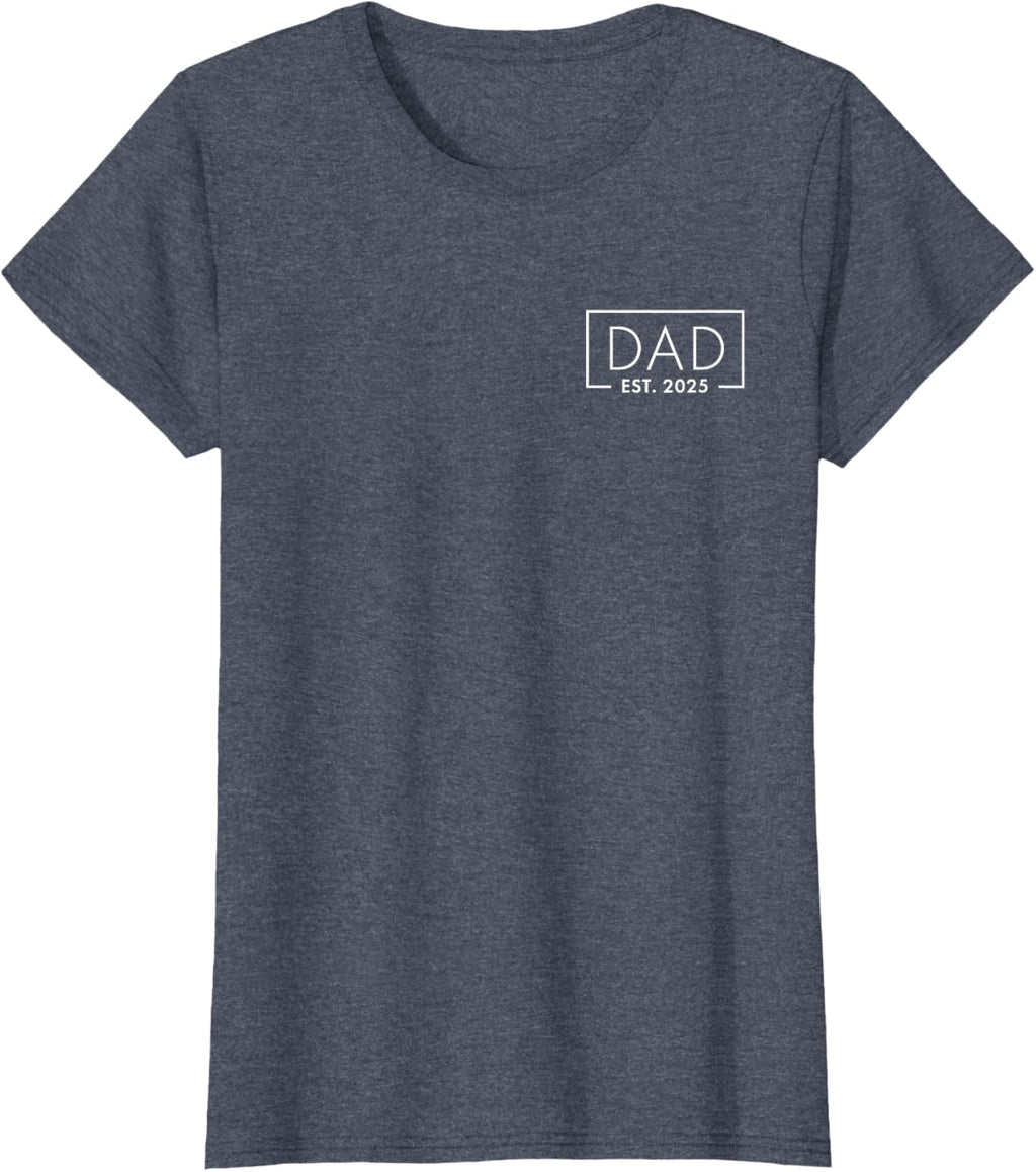 Birth Gift Co. Funny 1st Time Dad EST 2025 New Dad New First Fathers Day
