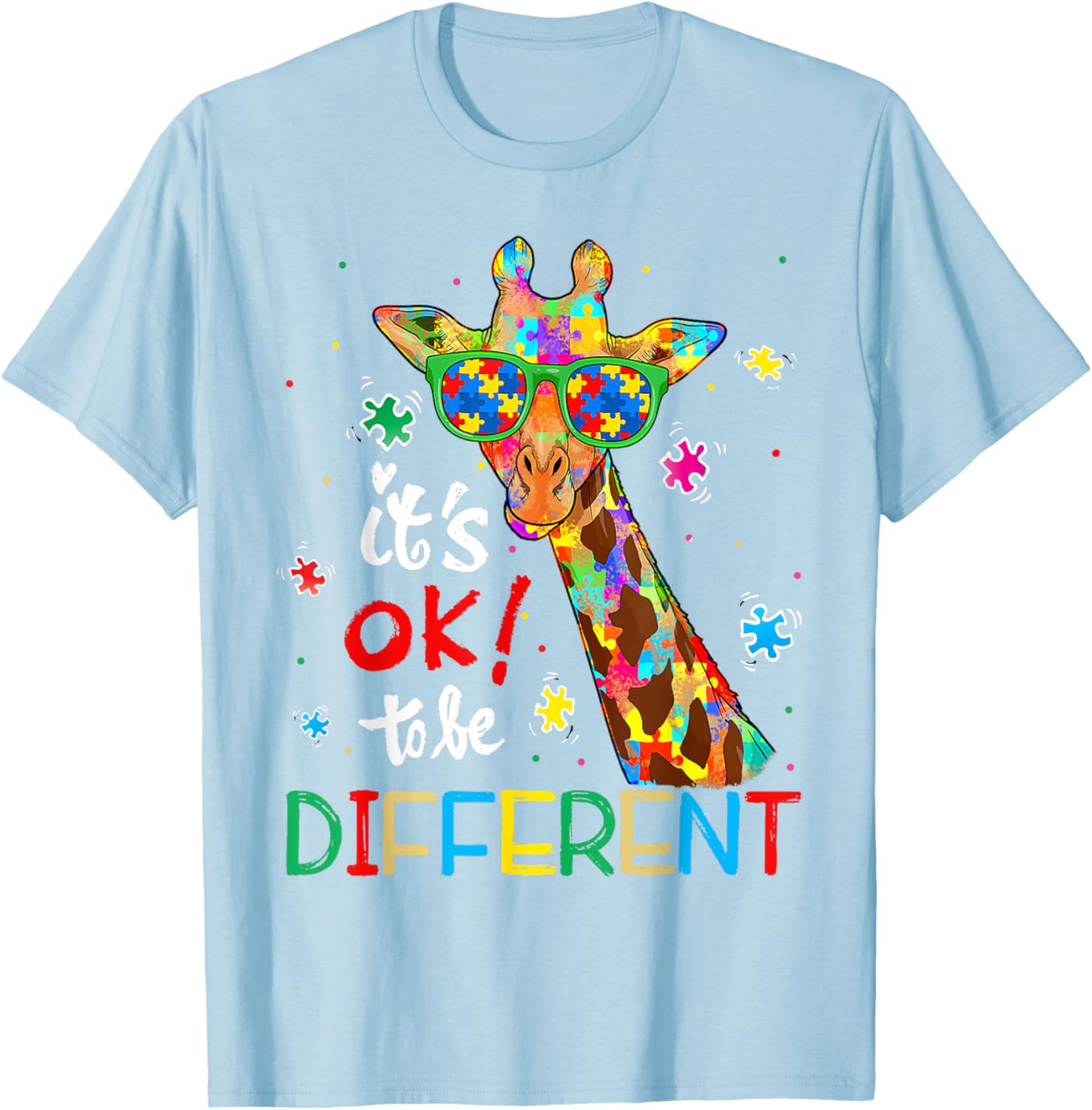 Autism Awareness Acceptance Women Kid Its Ok To Be Different