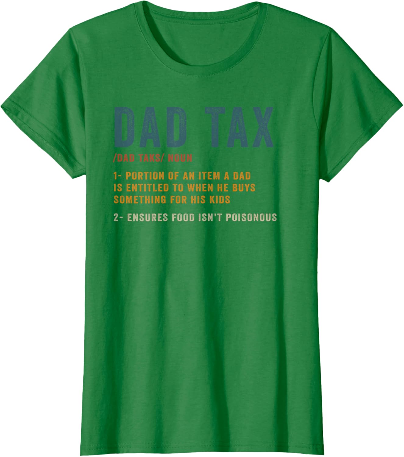 Vintage Dad Tax Definition Men Funny Father's Day