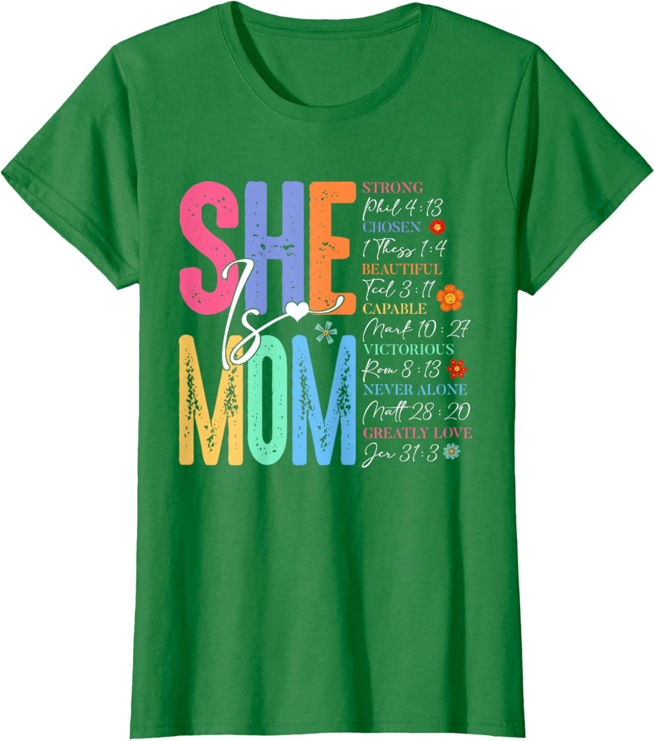 She Is Mom Christian Mother's Day Jesus Mama Religious Women