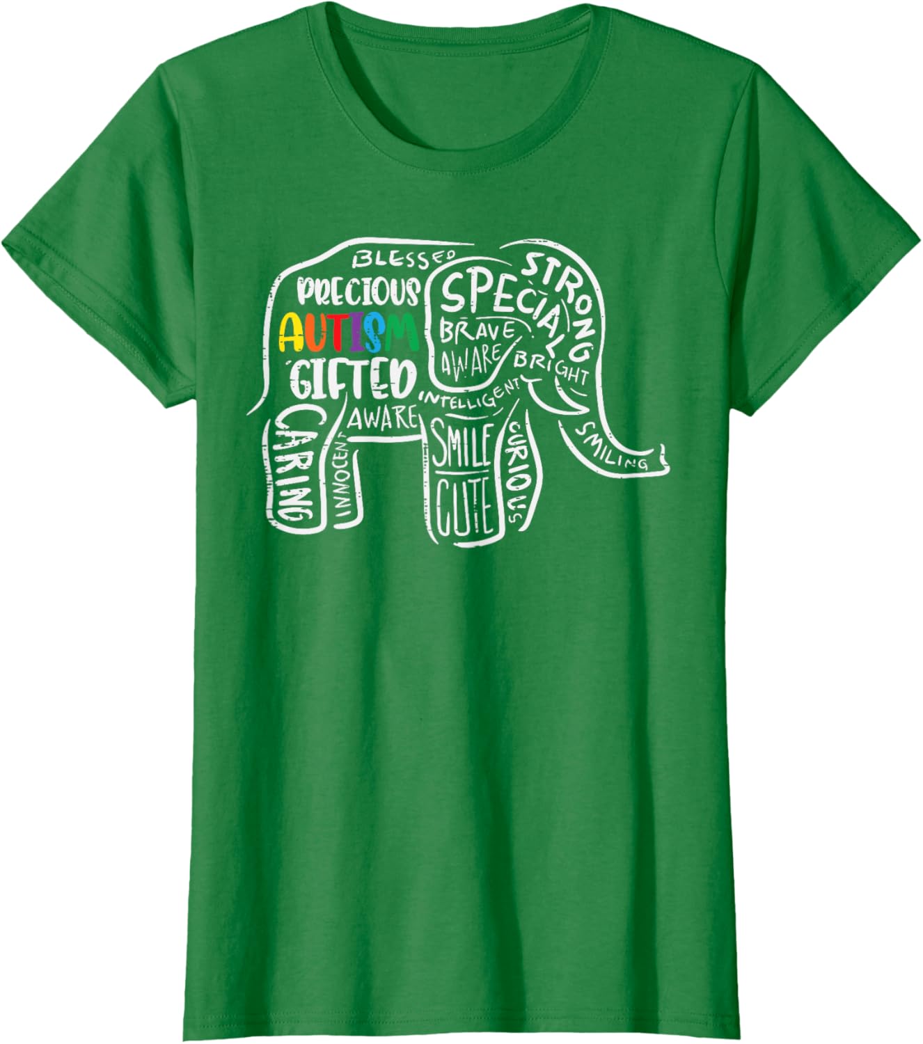 Autism Awareness Elephant Acceptance Autistic Men Women Kids