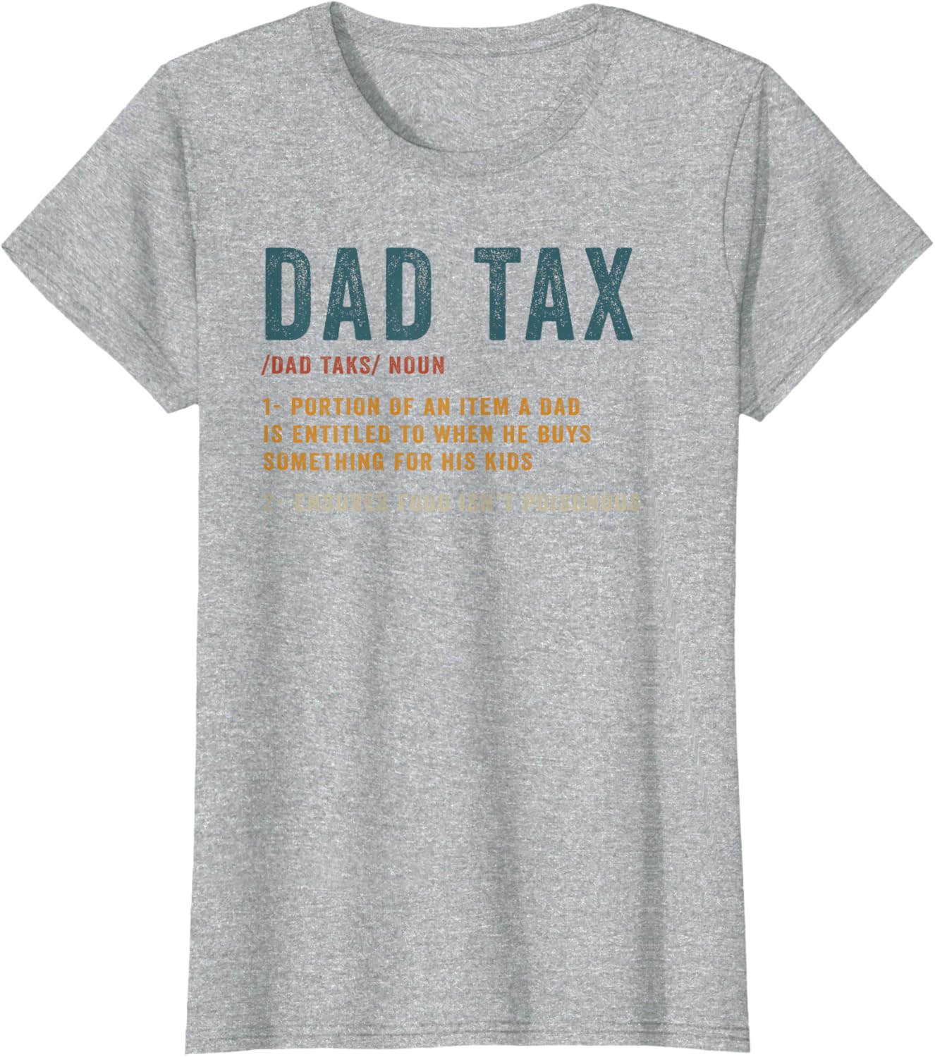 Vintage Dad Tax Definition Men Funny Father's Day
