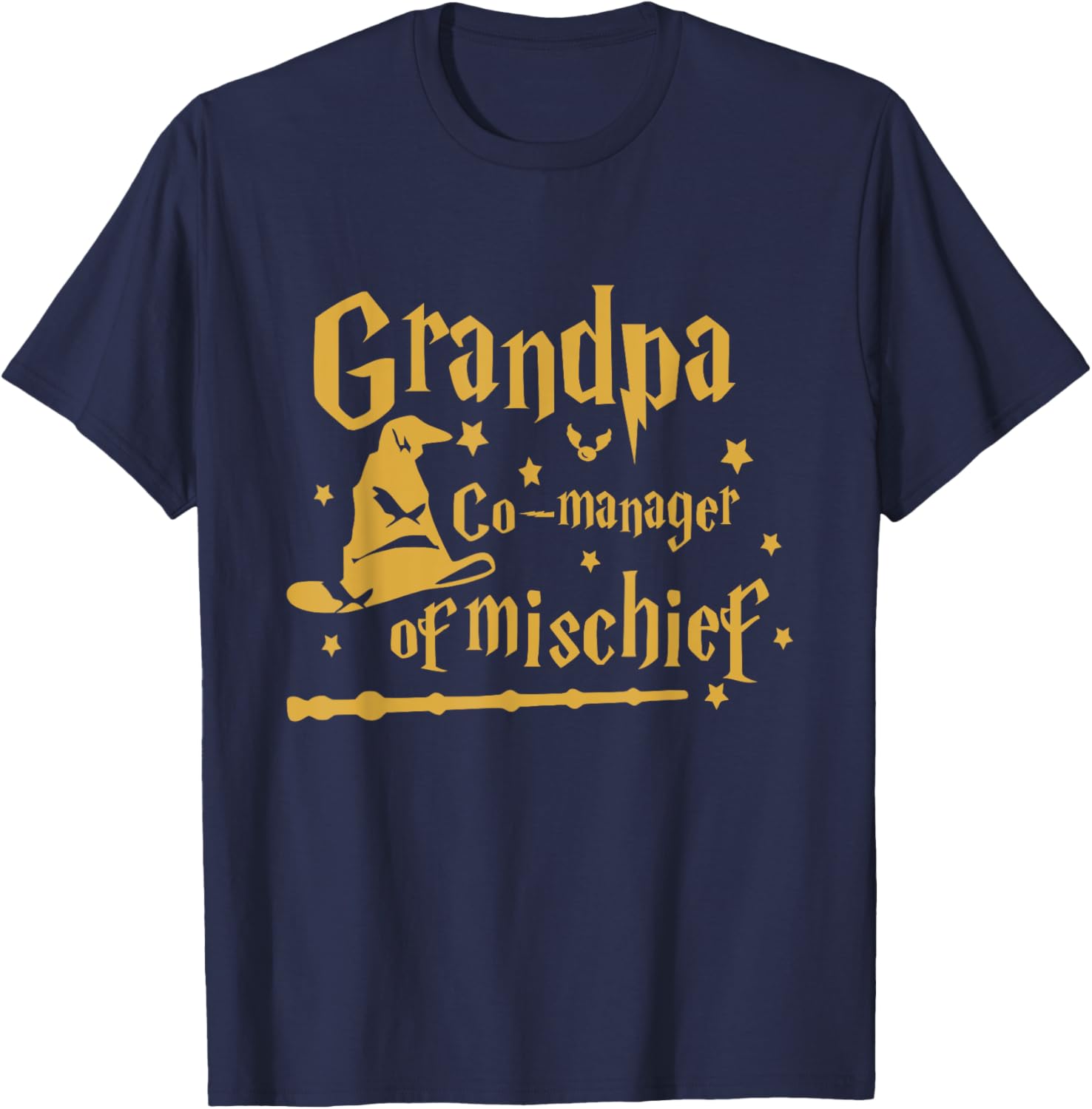 Funny Men Magical Grandpa Manager of Mischief Father's Day