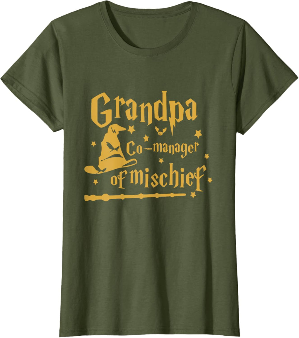 Funny Men Magical Grandpa Manager of Mischief Father's Day