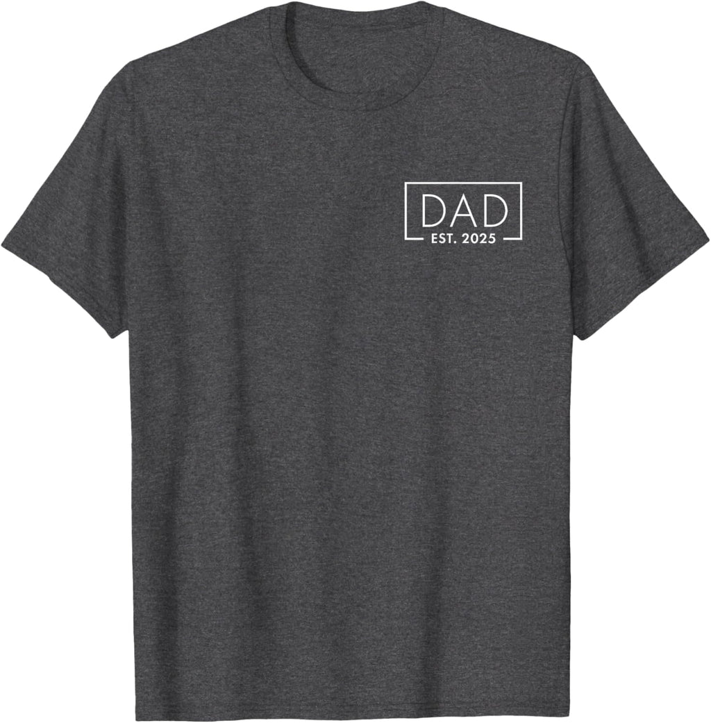 Birth Gift Co. Funny 1st Time Dad EST 2025 New Dad New First Fathers Day