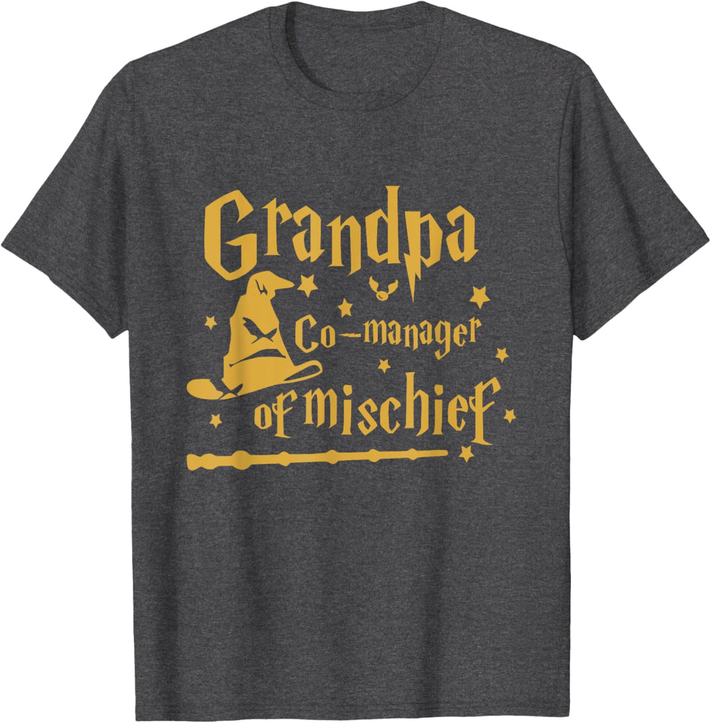 Funny Men Magical Grandpa Manager of Mischief Father's Day
