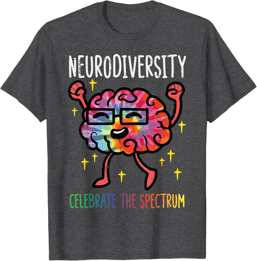 Neurodiversity Brain Autism Awareness ASD ADHD Men Women Kid