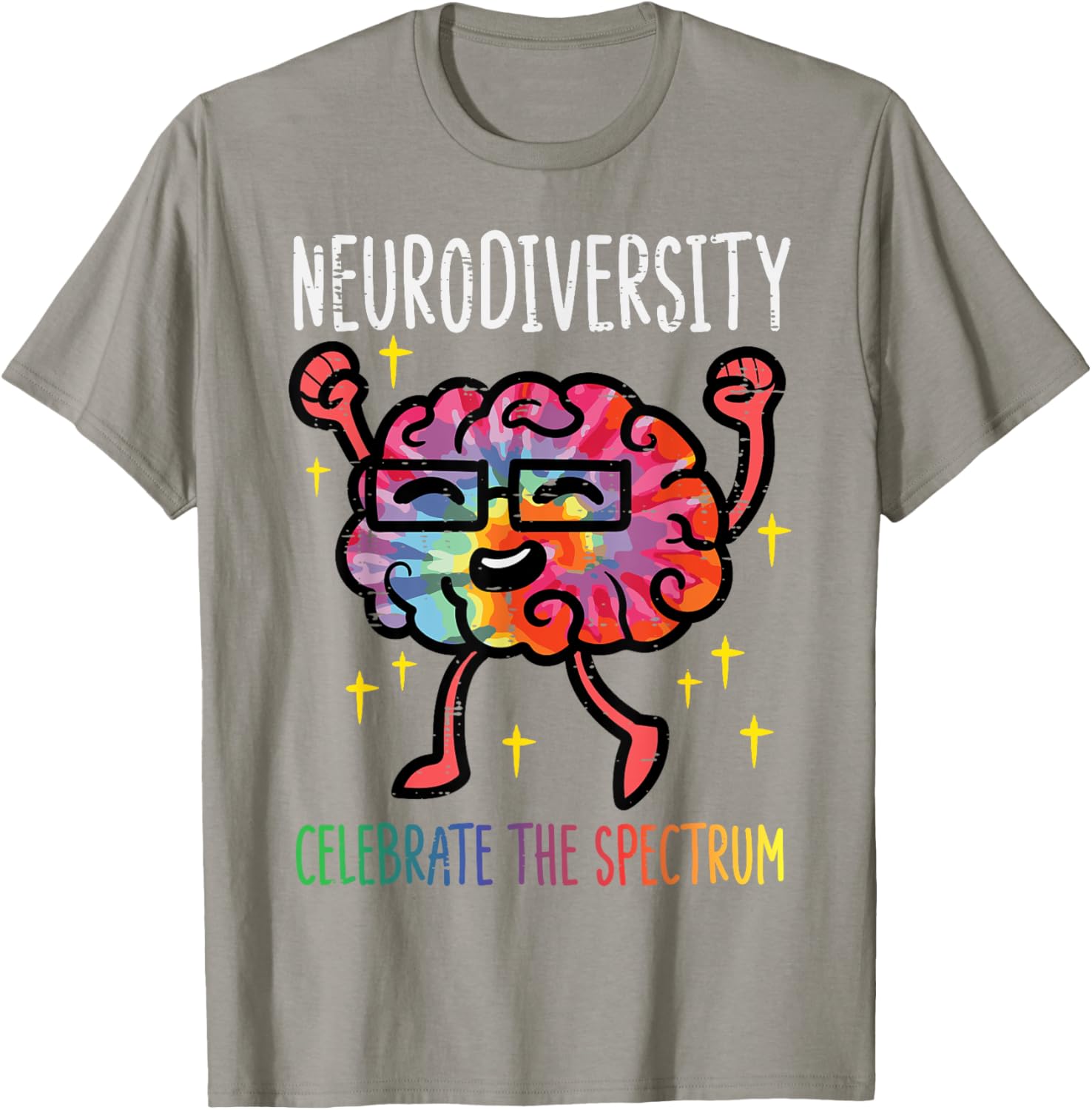 Neurodiversity Brain Autism Awareness ASD ADHD Men Women Kid