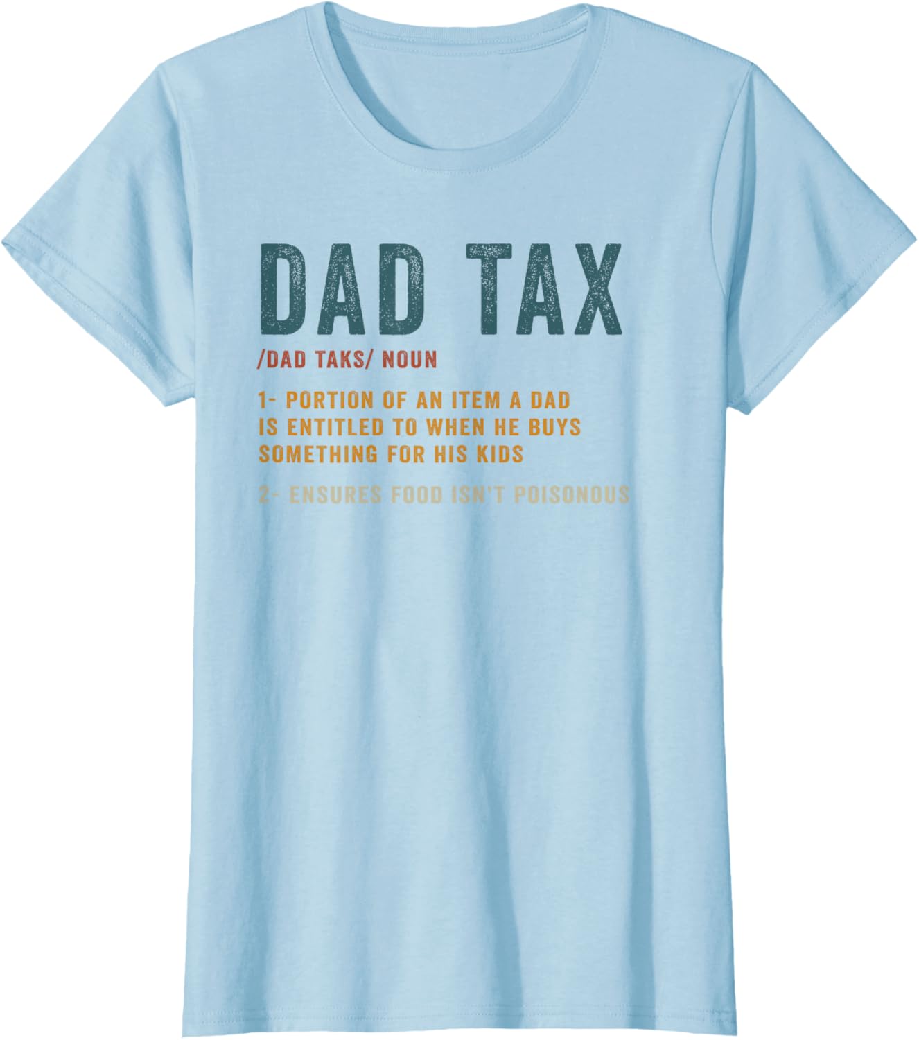 Vintage Dad Tax Definition Men Funny Father's Day