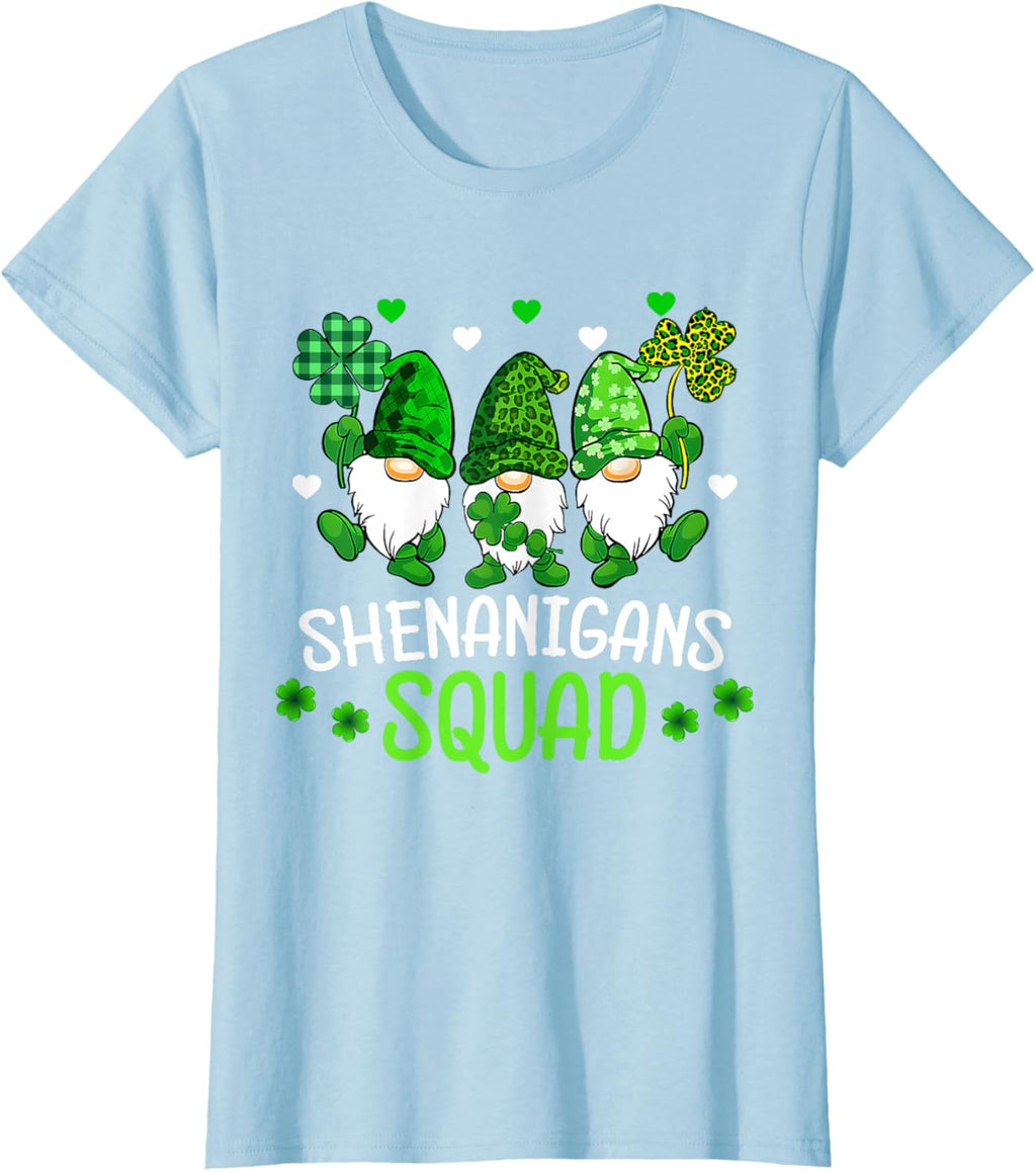 Shenanigans Squad St Patricks Day Gnomes Family Matching Kid
