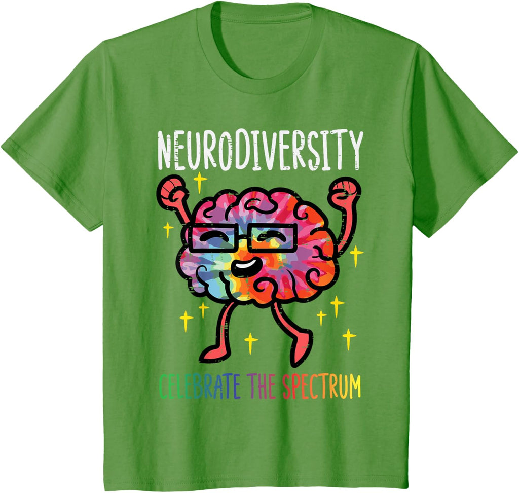 Neurodiversity Brain Autism Awareness ASD ADHD Men Women Kid