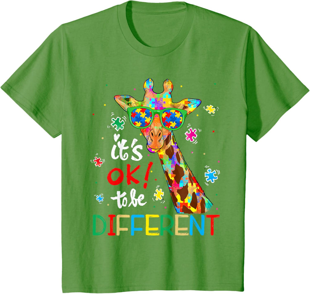 Autism Awareness Acceptance Women Kid Its Ok To Be Different