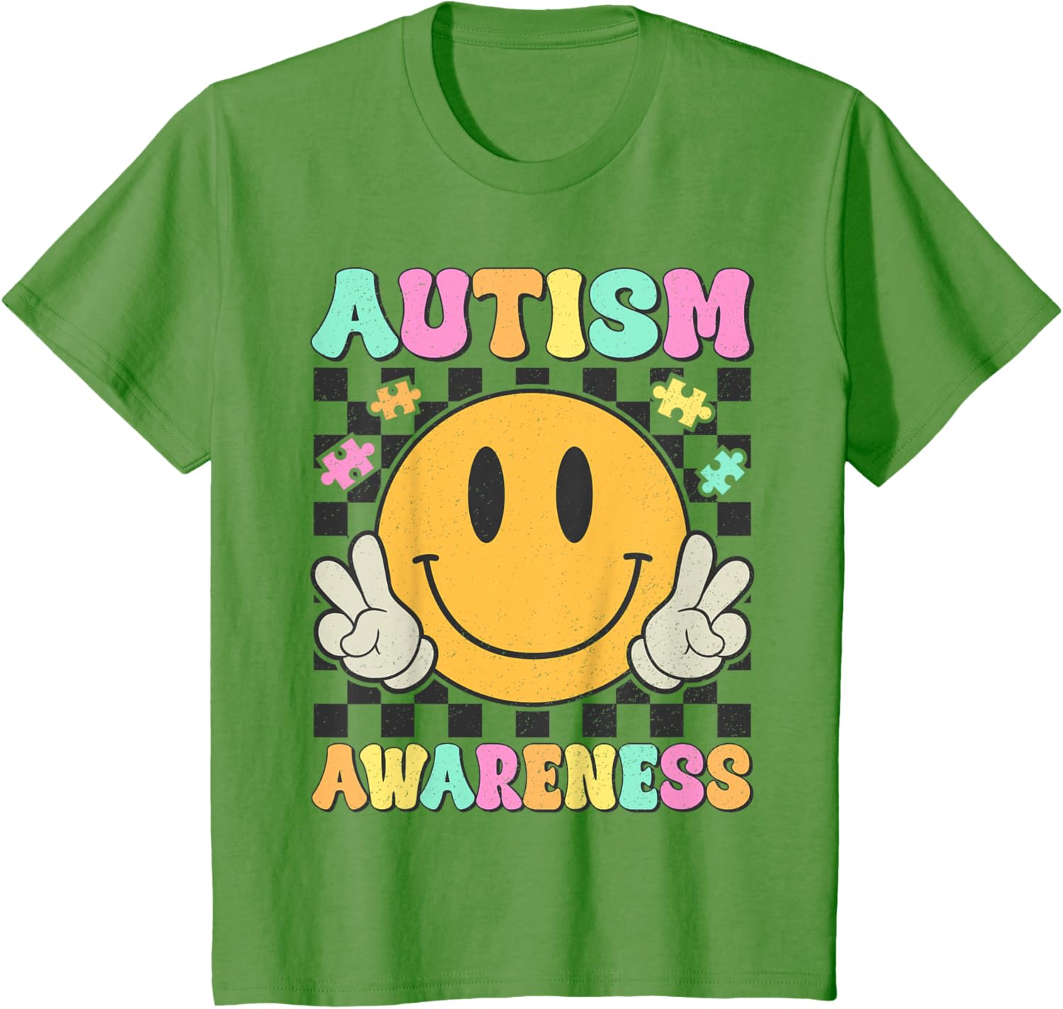Autism Awareness Kids Men Women Smile Face Autistic Autism