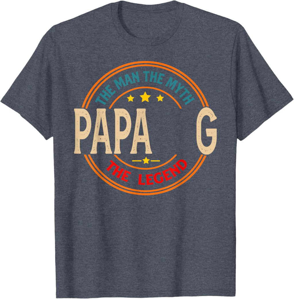 PAPA G The Legend The Man, Funny PAPA G Fathers Day