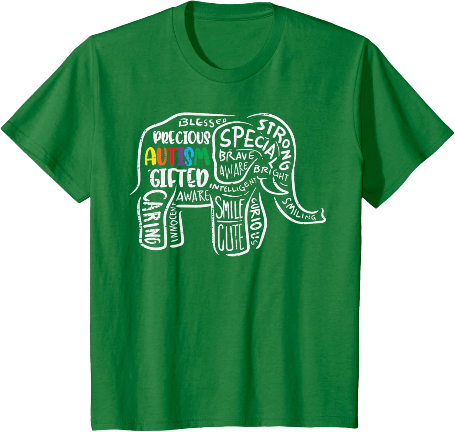 Autism Awareness Elephant Acceptance Autistic Men Women Kids