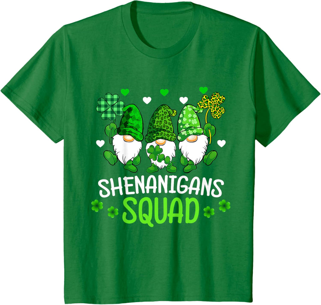 Shenanigans Squad St Patricks Day Gnomes Family Matching Kid